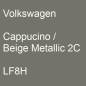 Preview: Volkswagen, Cappucino / Beige Metallic 2C, LF8H.